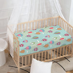 Hot Air Balloon Pattern Print Baby Crib Sheet