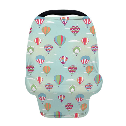 Hot Air Balloon Pattern Print Baby Seat Cover