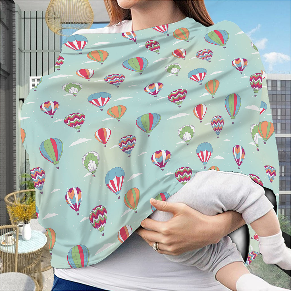 Hot Air Balloon Pattern Print Baby Seat Cover