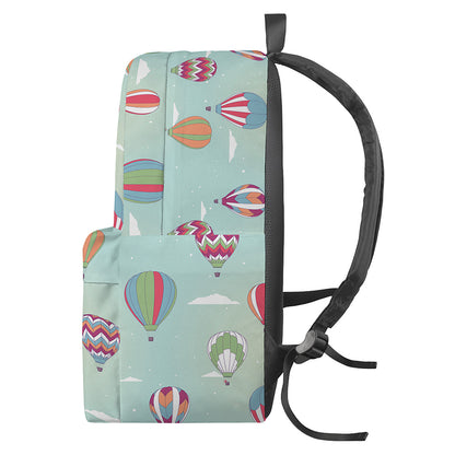 Hot Air Balloon Pattern Print Backpack