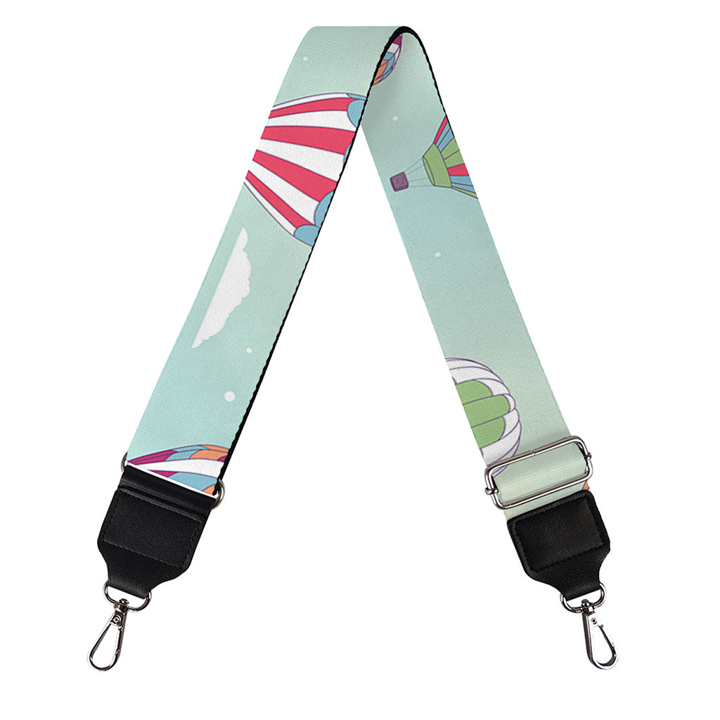 Hot Air Balloon Pattern Print Bag Strap