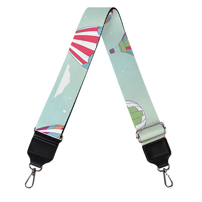 Hot Air Balloon Pattern Print Bag Strap