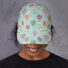 Hot Air Balloon Pattern Print Baseball Cap