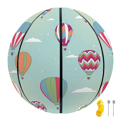 Hot Air Balloon Pattern Print Basketball