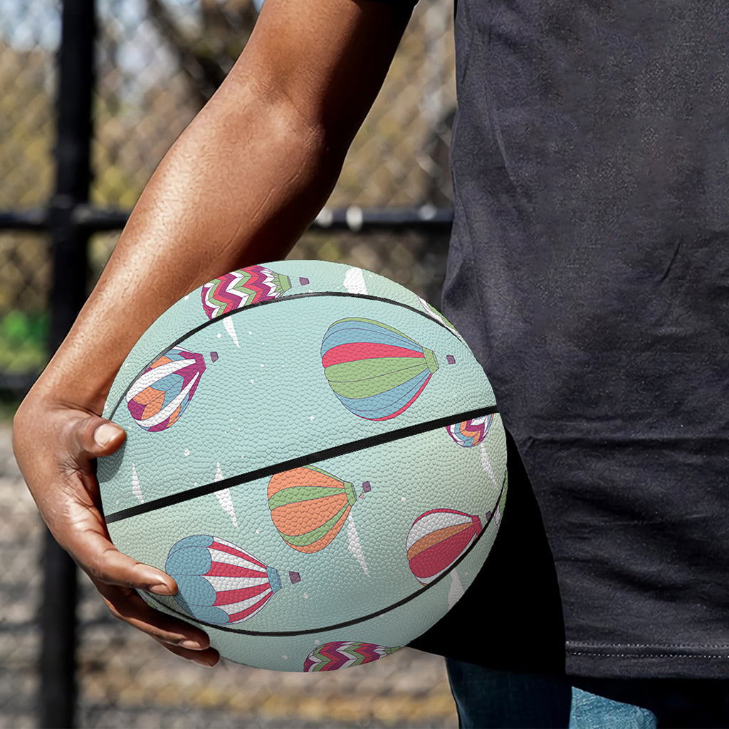 Hot Air Balloon Pattern Print Basketball