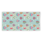 Hot Air Balloon Pattern Print Beach Towel