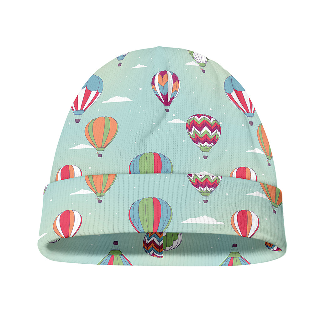 Hot Air Balloon Pattern Print Beanie