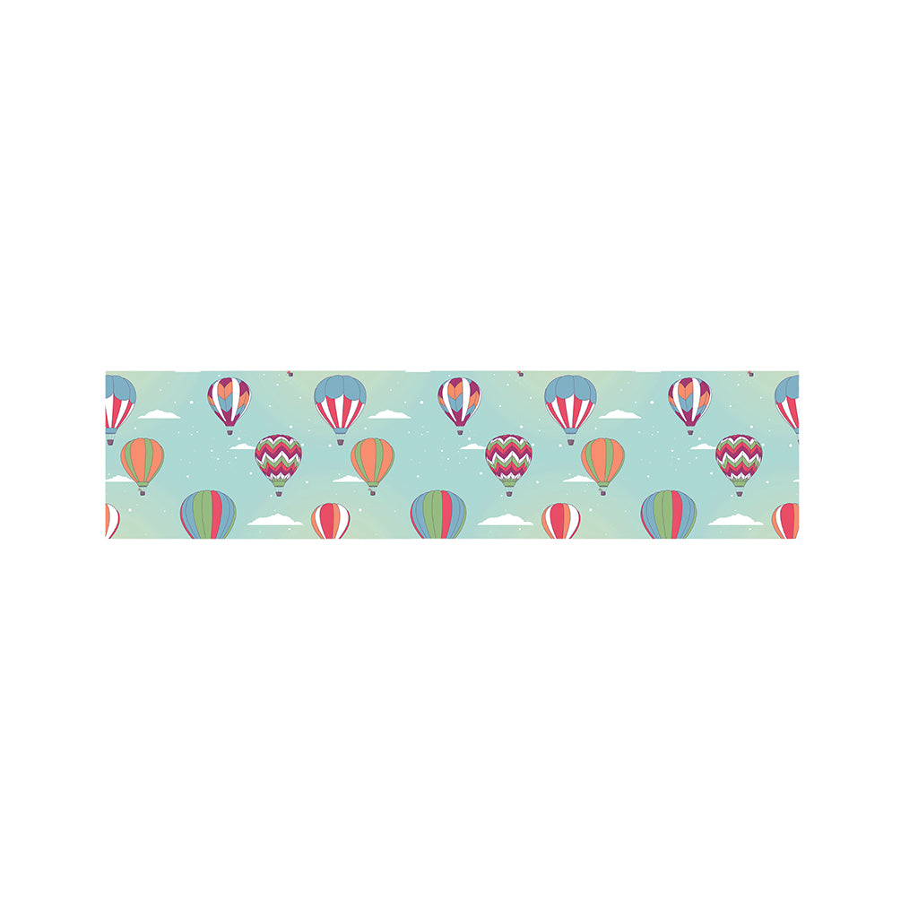 Hot Air Balloon Pattern Print Bed Runner