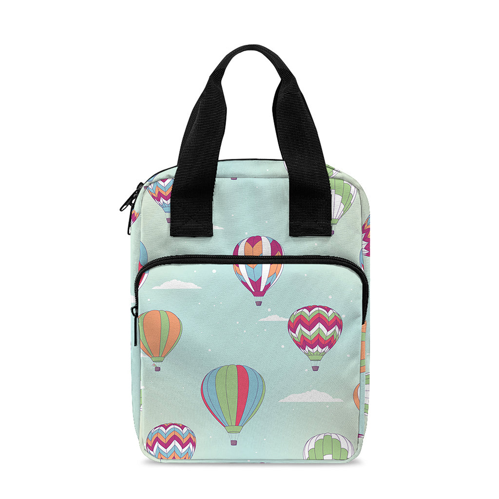 Hot Air Balloon Pattern Print Bible Tote Bag