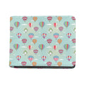 Hot Air Balloon Pattern Print Bifold Wallet