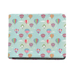 Hot Air Balloon Pattern Print Bifold Wallet