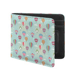 Hot Air Balloon Pattern Print Bifold Wallet