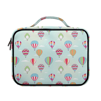Hot Air Balloon Pattern Print Briefcase Bible Bag