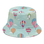 Hot Air Balloon Pattern Print Bucket Hat
