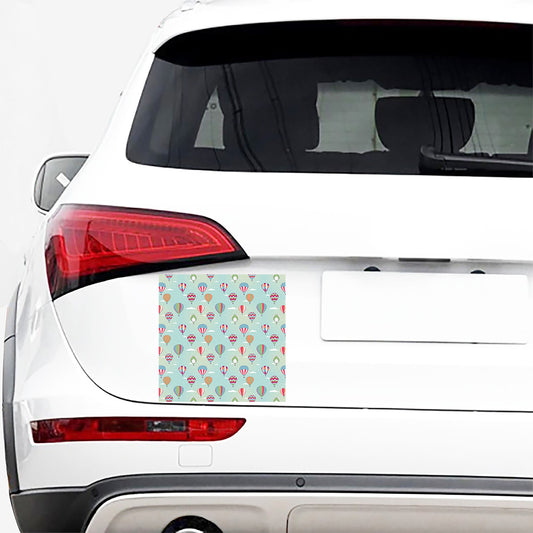 Hot Air Balloon Pattern Print Car Sticker