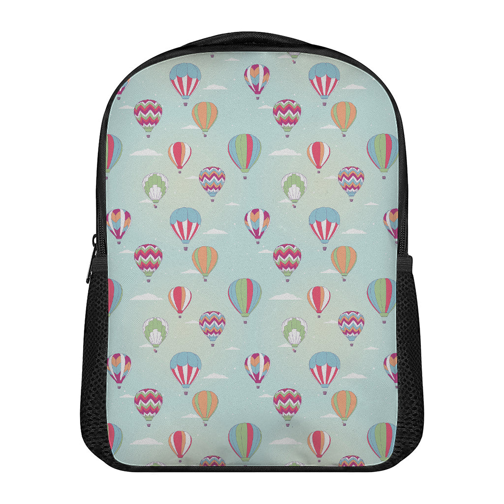 Hot Air Balloon Pattern Print Casual Backpack