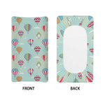 Hot Air Balloon Pattern Print Changing Pad Cover