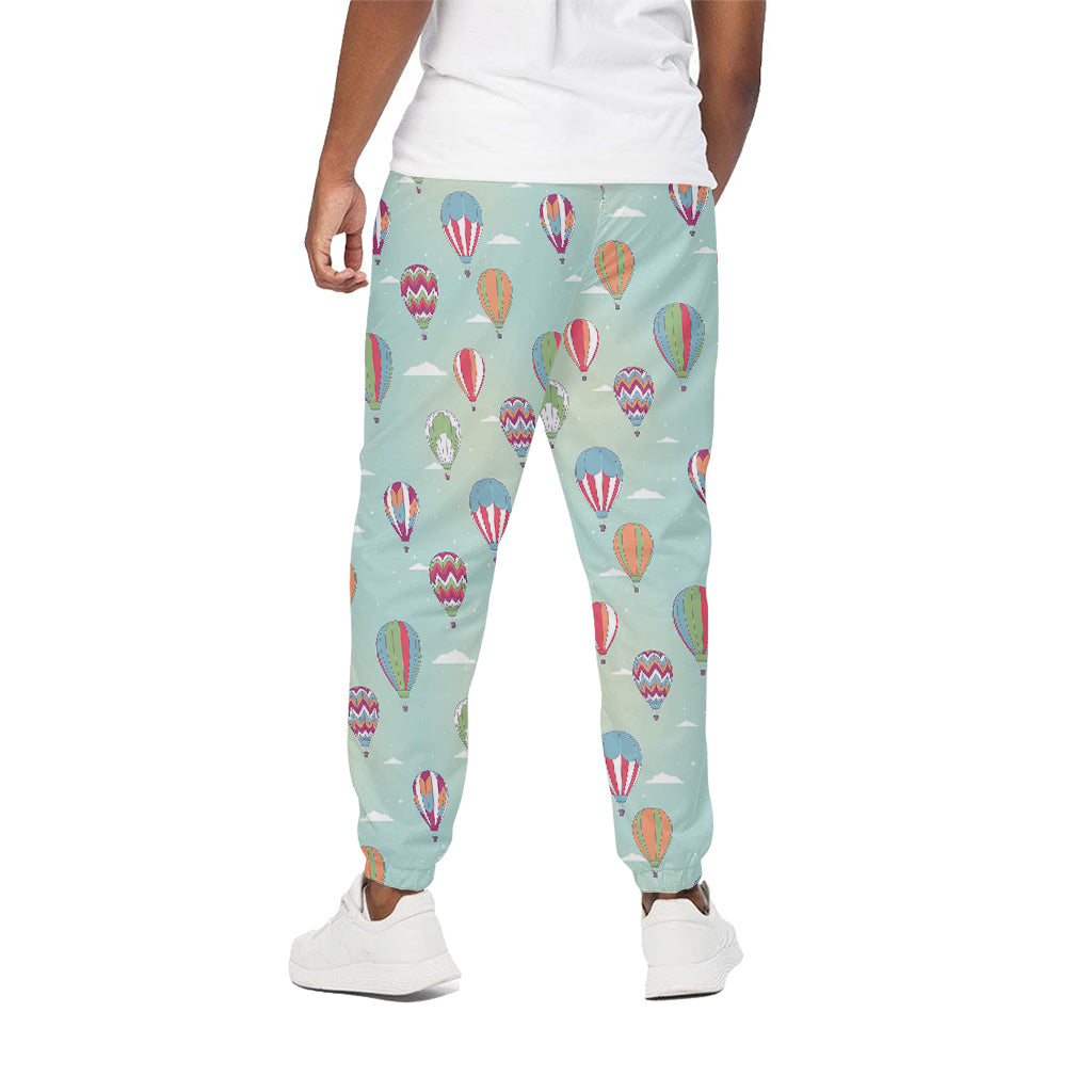 Hot Air Balloon Pattern Print Cotton Pants
