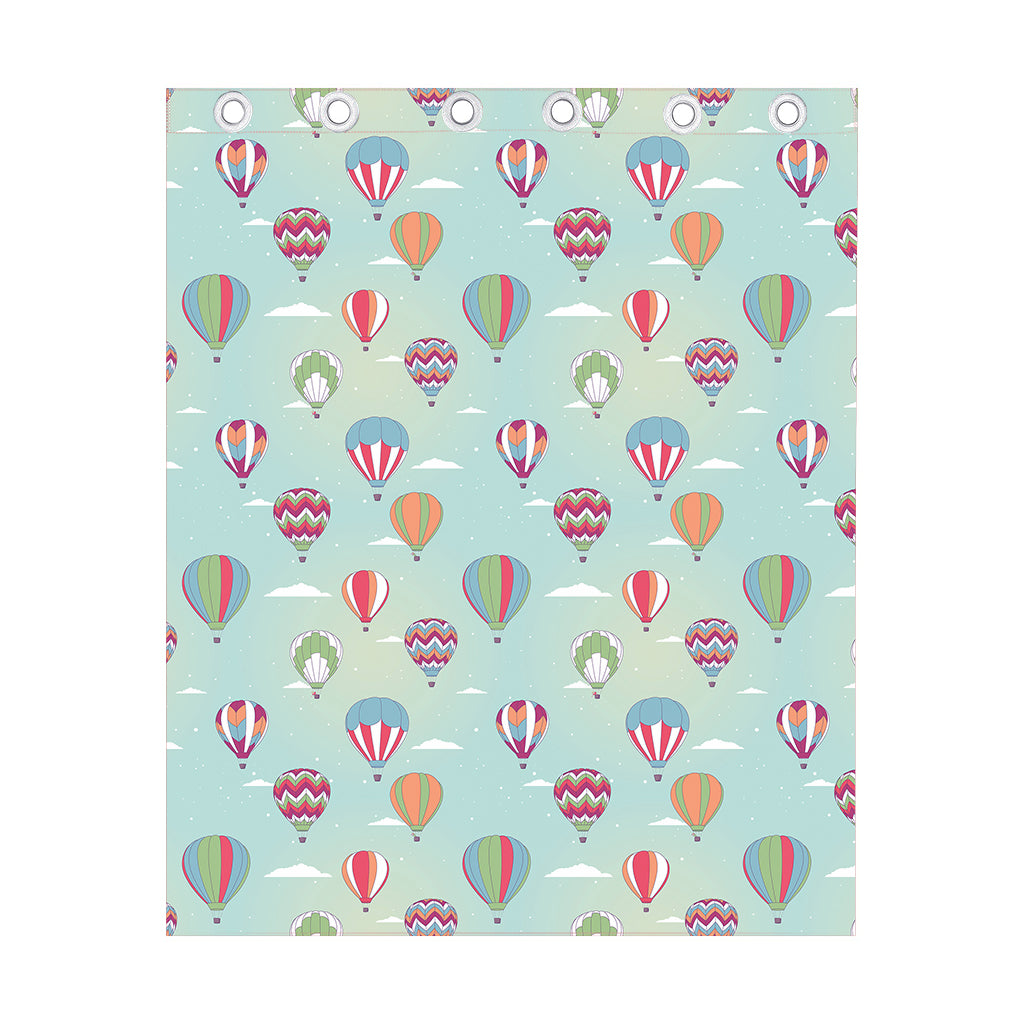 Hot Air Balloon Pattern Print Curtain