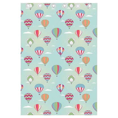 Hot Air Balloon Pattern Print Curtain