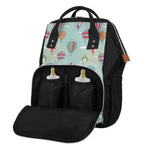 Hot Air Balloon Pattern Print Diaper Bag