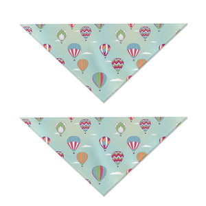 Hot Air Balloon Pattern Print Dog Bandana