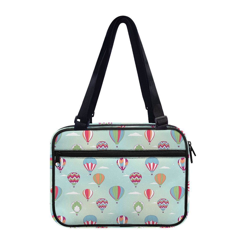 Hot Air Balloon Pattern Print Double Strap Bible Bag