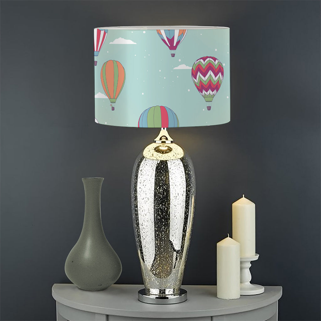 Hot Air Balloon Pattern Print Drum Lamp Shade