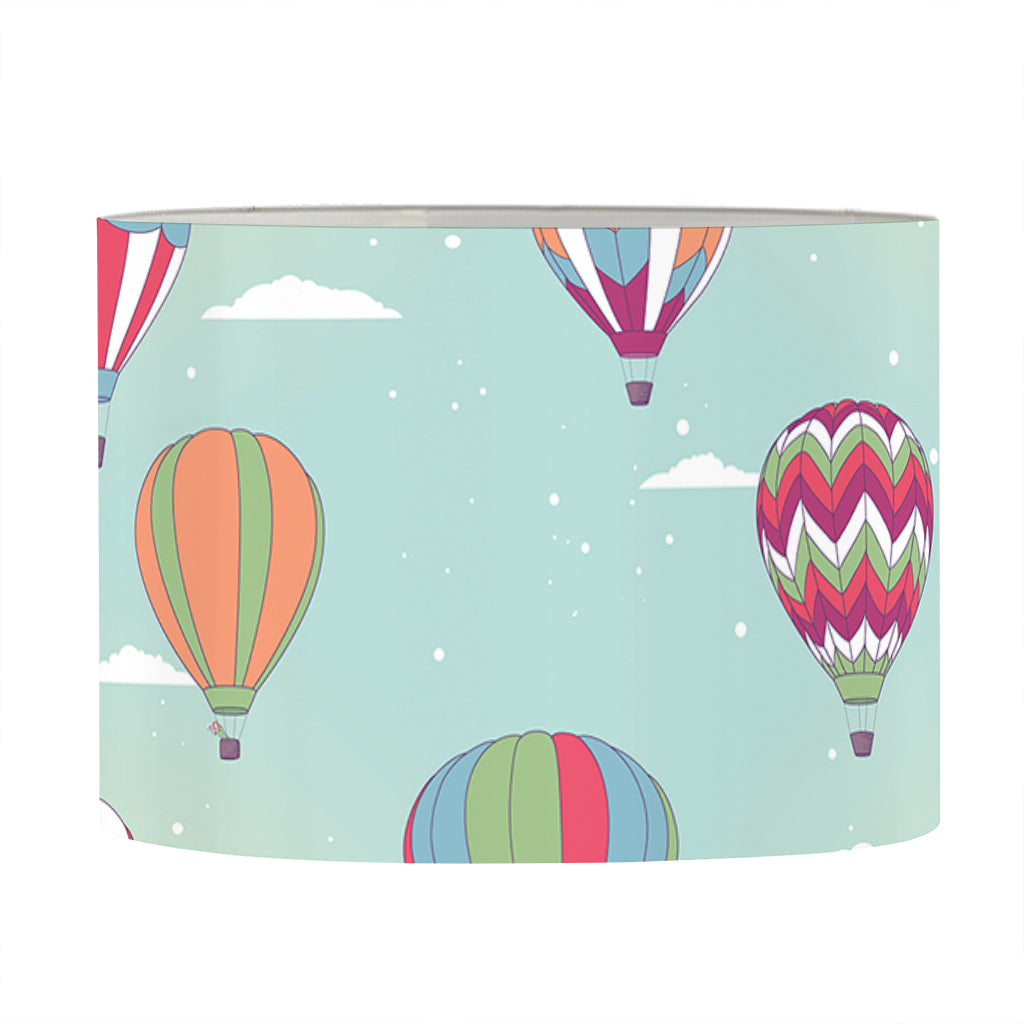 Hot Air Balloon Pattern Print Drum Lamp Shade