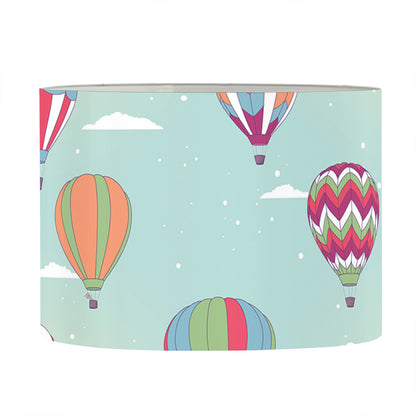Hot Air Balloon Pattern Print Drum Lamp Shade