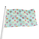 Hot Air Balloon Pattern Print Flag
