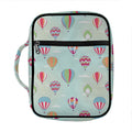 Hot Air Balloon Pattern Print Front Pocket Bible Bag