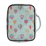 Hot Air Balloon Pattern Print Front Pocket Bible Bag