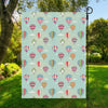 Hot Air Balloon Pattern Print Garden Flag