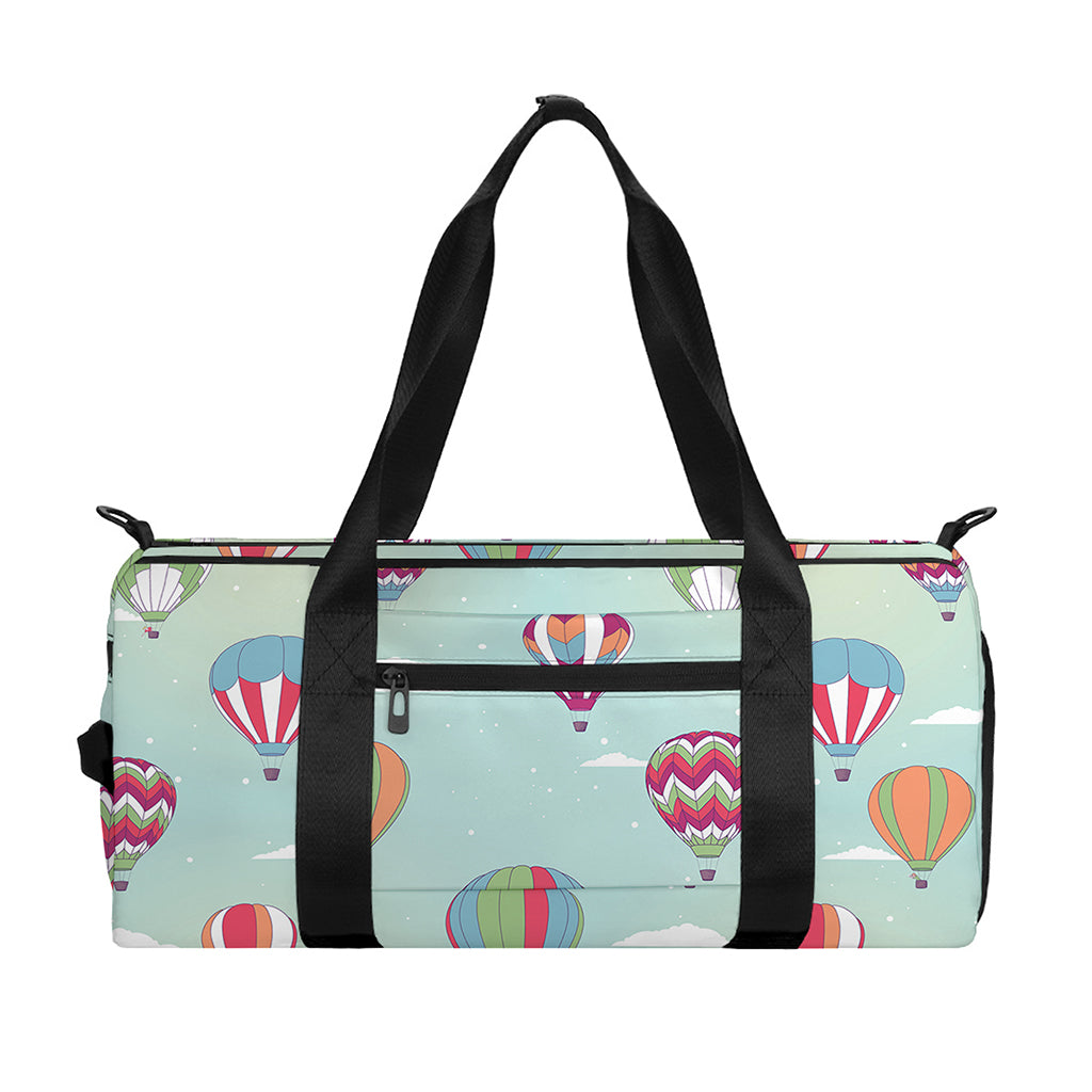 Hot Air Balloon Pattern Print Gym Bag