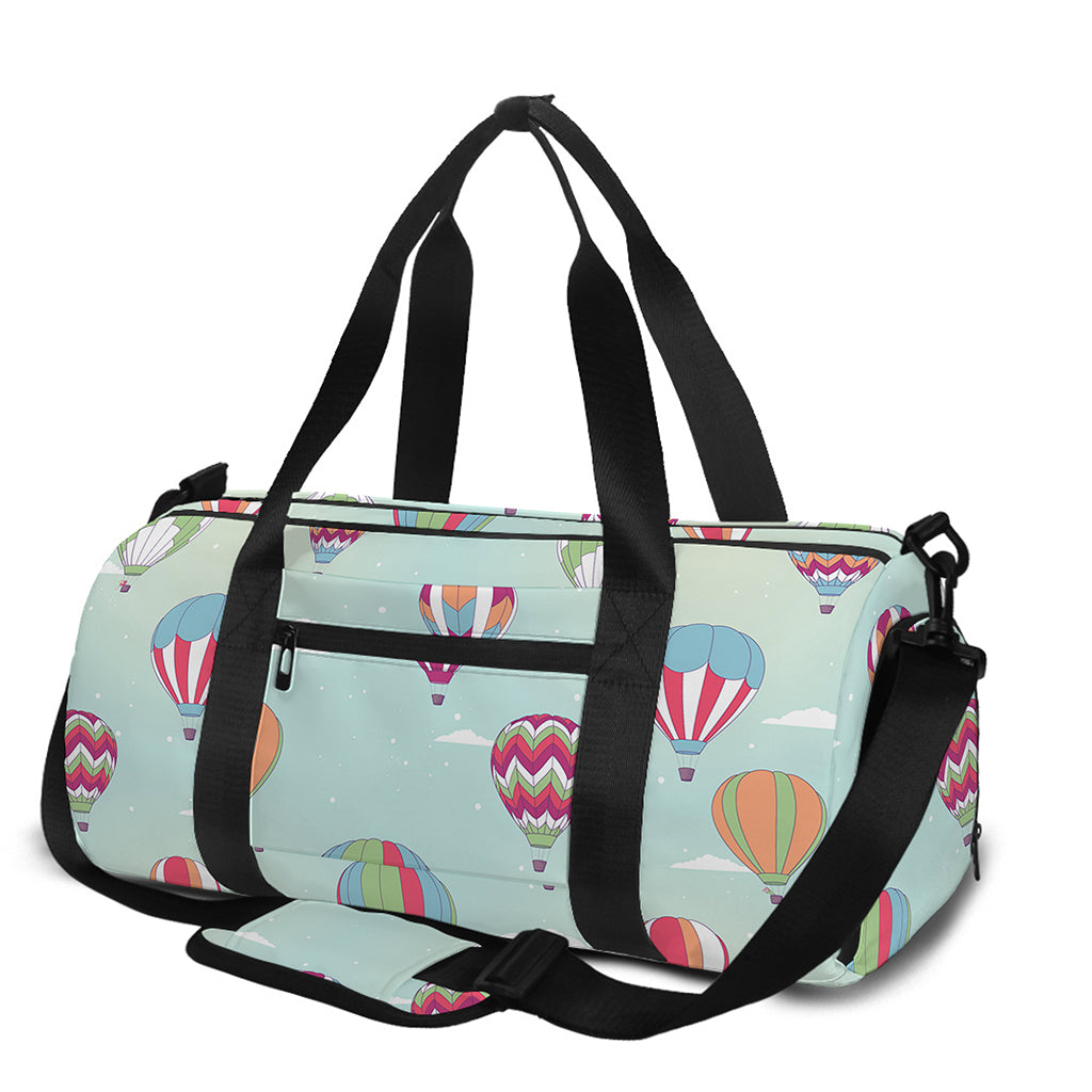Hot Air Balloon Pattern Print Gym Bag