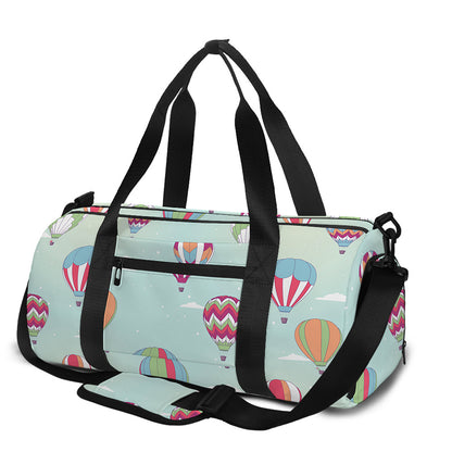Hot Air Balloon Pattern Print Gym Bag