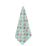 Hot Air Balloon Pattern Print Hand Towel