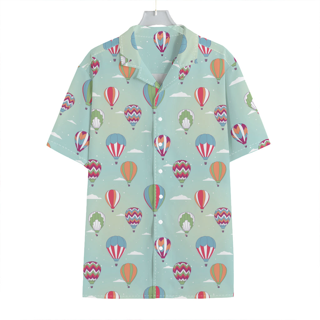 Hot Air Balloon Pattern Print Hawaiian Shirt