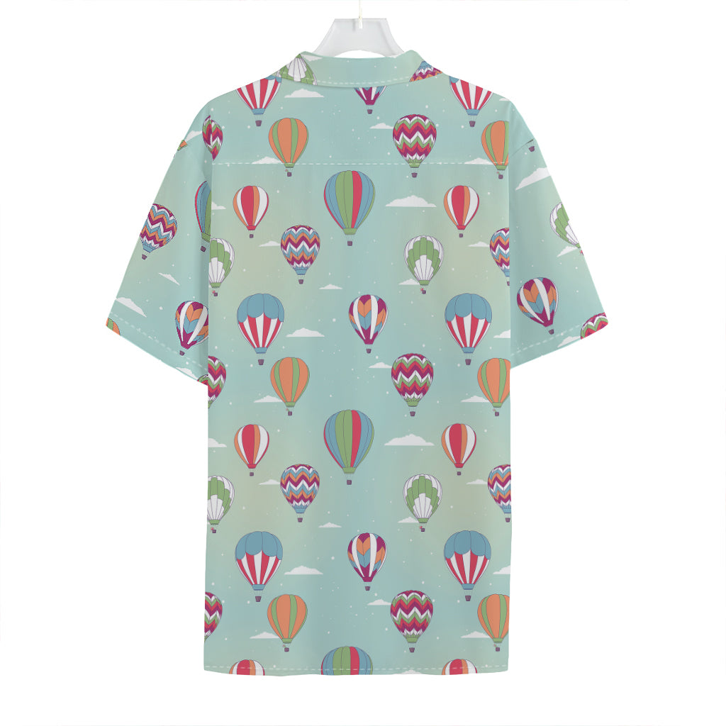 Hot Air Balloon Pattern Print Hawaiian Shirt