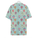 Hot Air Balloon Pattern Print Hawaiian Shirt