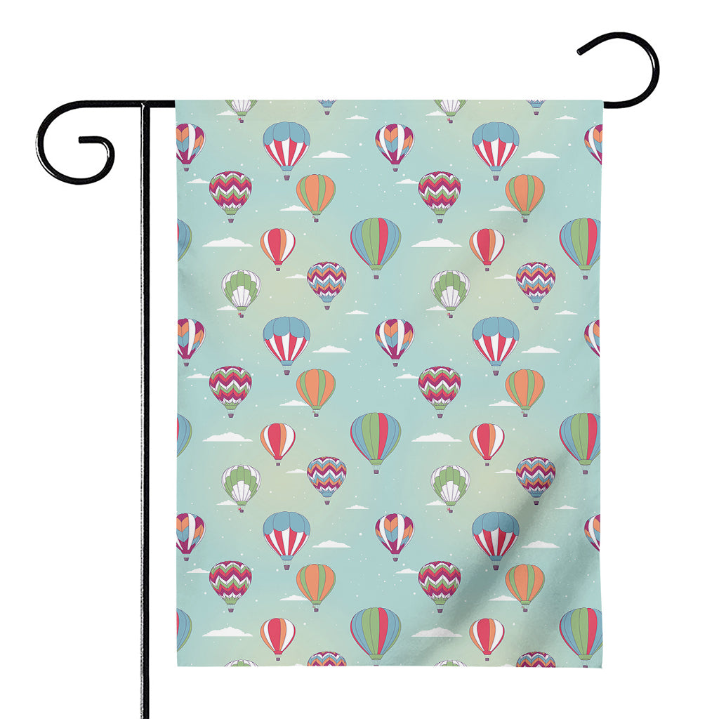 Hot Air Balloon Pattern Print House Flag