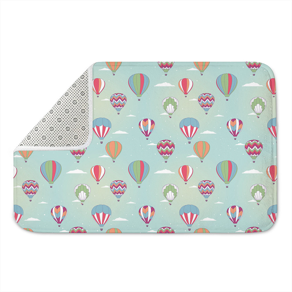Hot Air Balloon Pattern Print Indoor Door Mat