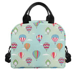 Hot Air Balloon Pattern Print Insulated Lunch Bag