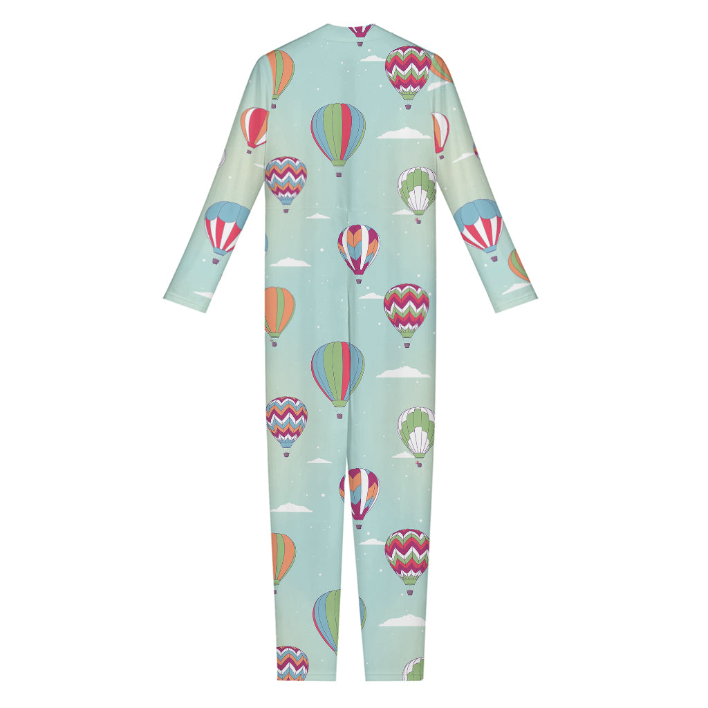 Hot Air Balloon Pattern Print Jumpsuit