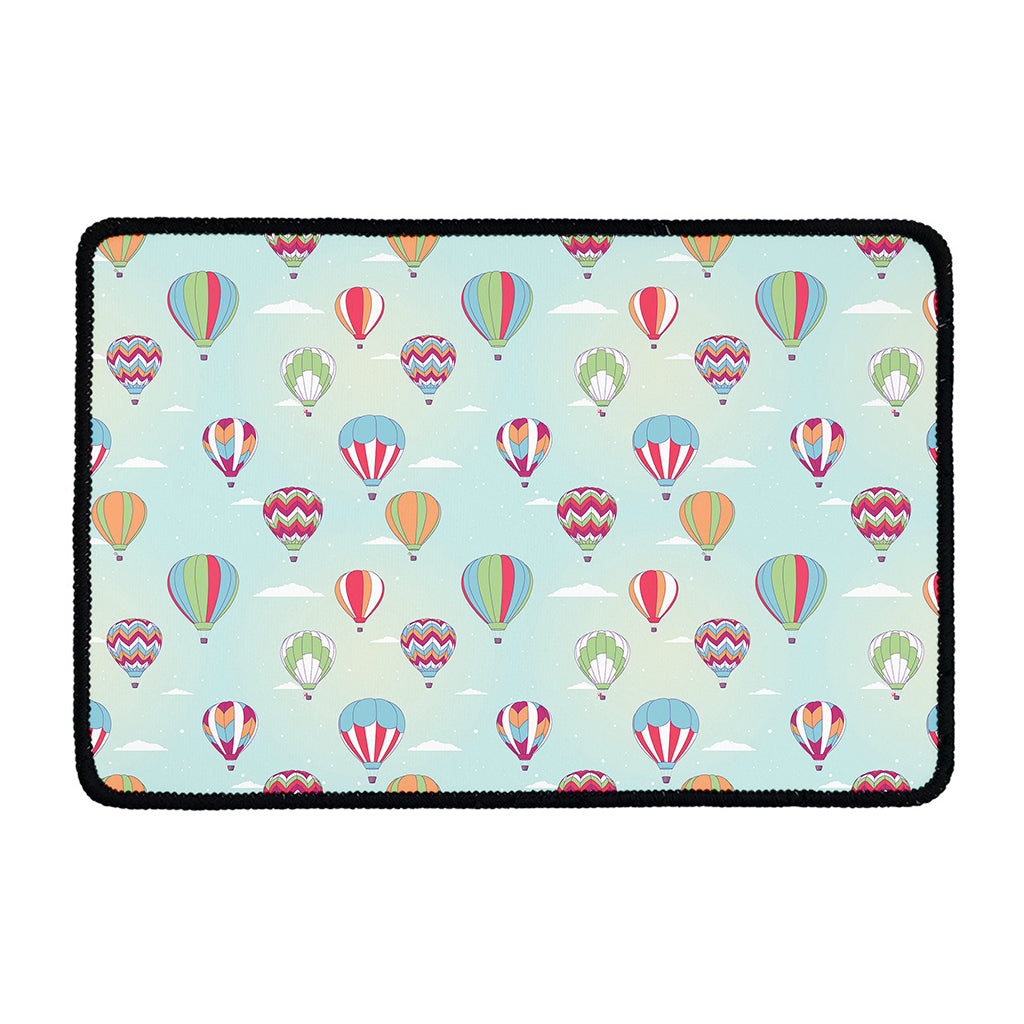 Hot Air Balloon Pattern Print Kitchen Mat