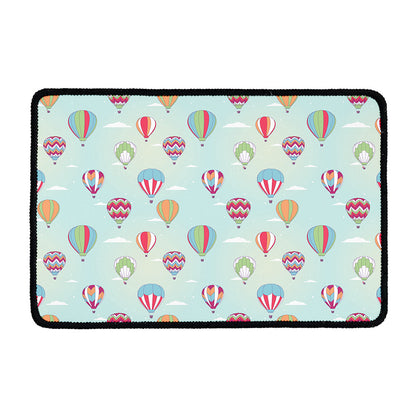 Hot Air Balloon Pattern Print Kitchen Mat