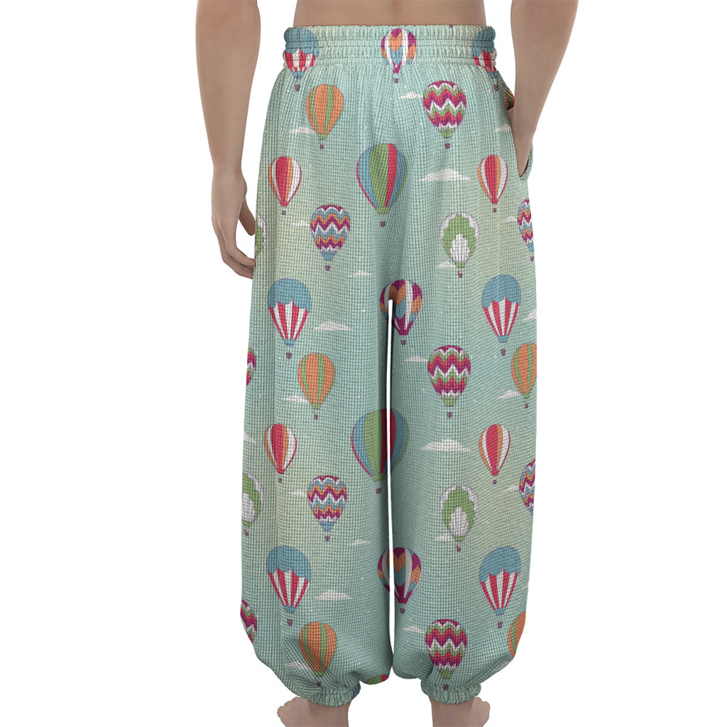 Hot Air Balloon Pattern Print Lantern Pants