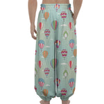 Hot Air Balloon Pattern Print Lantern Pants