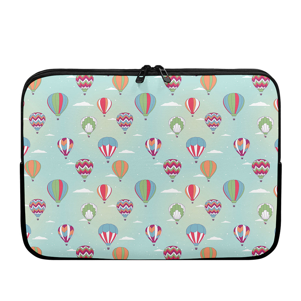 Hot Air Balloon Pattern Print Laptop Sleeve